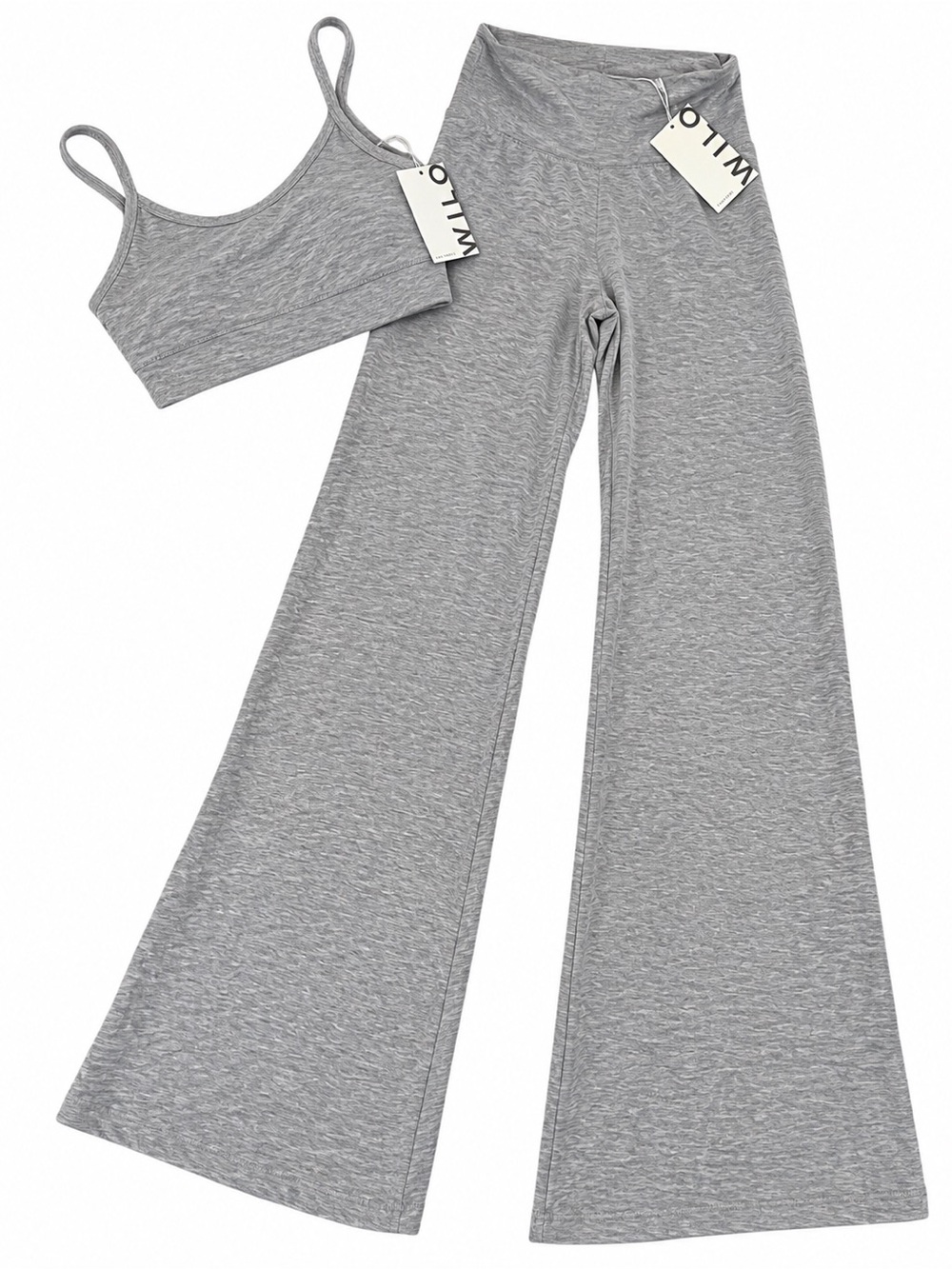 NWT WILO The Label 2pc Cross Back Flare Leggings Set - Small
